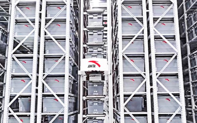 安踏XBG大游：3500平方米实现每天超12万件出库量